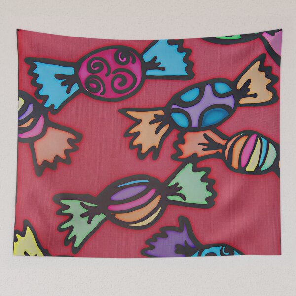 Item preview, Sweets Silk Painting designed and sold by Katy Fryd.