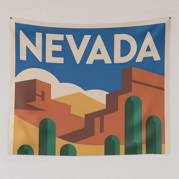 Item preview, Nevada - Travel Poster - USA designed and sold by PrintableTravel.