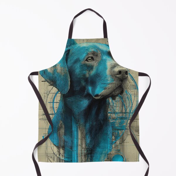 Item preview, Intricate Blue Labrador retriever Portrait designed and sold by lautir.