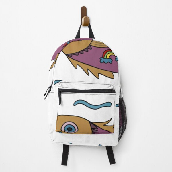 Item preview, Psychedelic Rainbow Fish Drawing designed and sold by kemilaw.