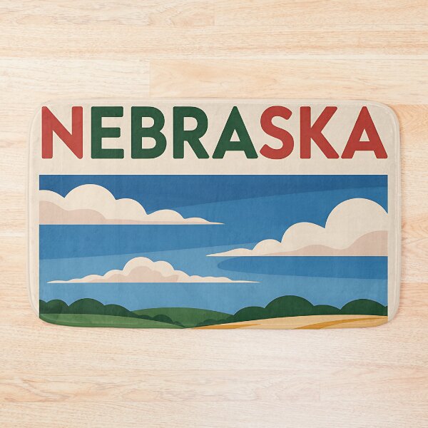 Item preview, Nebraska - Travel Poster - USA designed and sold by PrintableTravel.