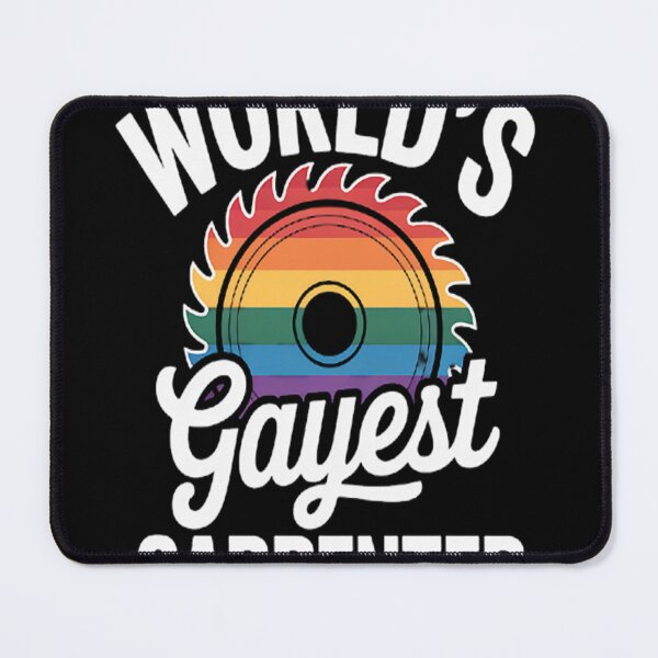 Item preview, Gay Carpenter LGBT Pride Woodworking designed and sold by gandebro.
