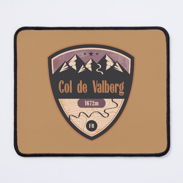 Item preview, Col de Valberg Alpine Road Badge designed and sold by CynthiaGraphics.