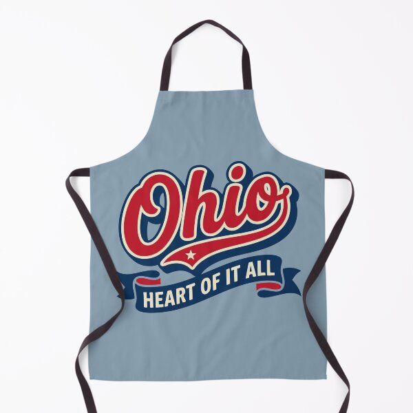 Item preview, Ohio Heart Of It All Vintage Baseball Script Retro designed and sold by Cozy-Old-Pub.