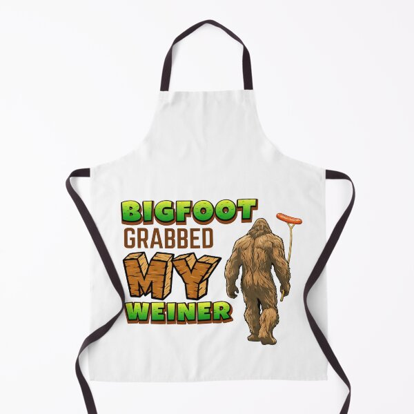 Item preview, Bigfoot Grabbed My Weiner Funny Sasquatch Pun designed and sold by margamPagenberg.