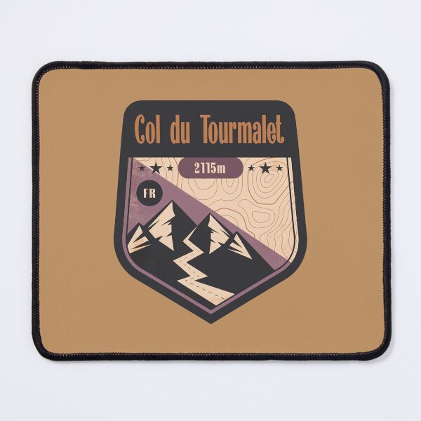 Item preview, Col du Tourmalet Alpine Road Badge designed and sold by CynthiaGraphics.