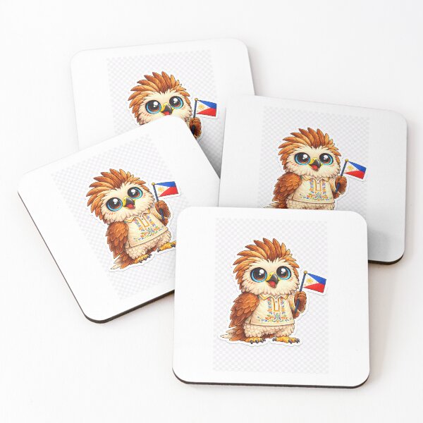 Item preview, Kawaii Philippine Eagle Mascot – Cute Philippine Eagle designed and sold by la-vie-aux-philippines.
