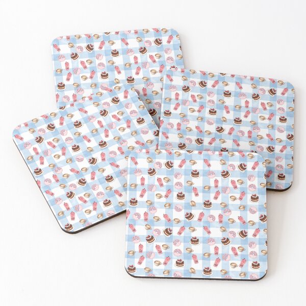 Item preview, Cute Kawaii Milk tea, Cakes and Coffee Design designed and sold by CandyKissDgtl.