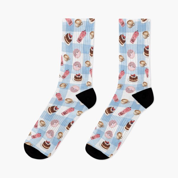 Item preview, Cute Kawaii Milk tea, Cakes and Coffee Design designed and sold by CandyKissDgtl.