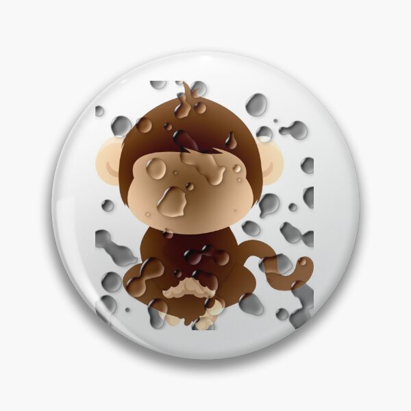 Item preview, Punch monkey t-shirt and stickers designed and sold by Khalid lq.