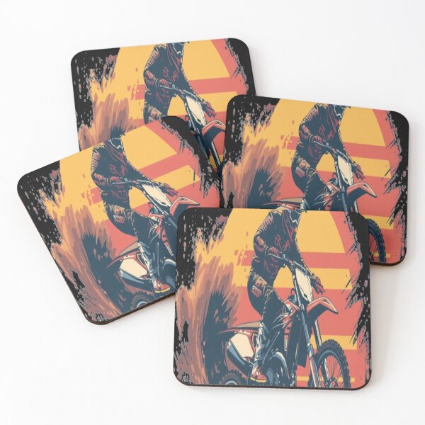 Item preview, Retro Motocross Sunset Rider designed and sold by KurczakDomowy.