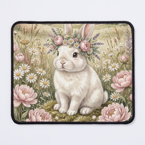 Item preview, Floral Bunny Home Decor designed and sold by avsroding.