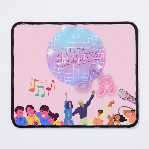 Item preview, Let's Dance Disco Party Aesthetic | Retro Disco Ball Music Dance Illustration designed and sold by PRFashions.