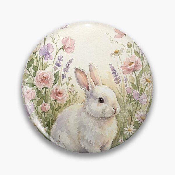 Item preview, Wildflower Easter Bunny Wall Art designed and sold by avsroding.