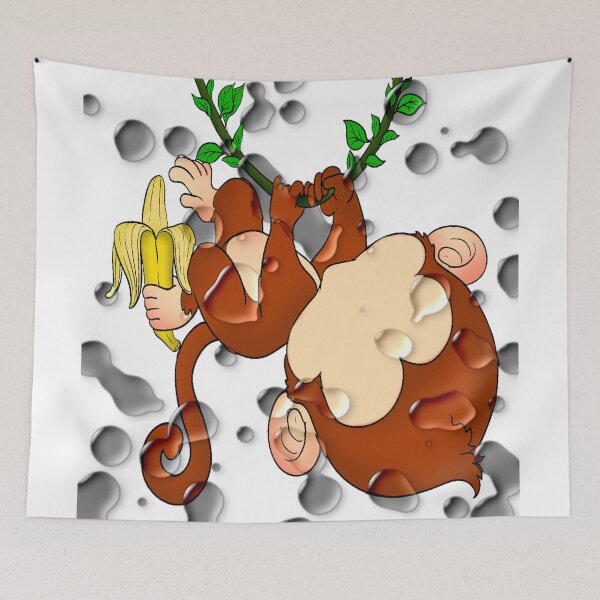 Item preview, Punch monkey t-shirt and stickers designed and sold by Khalid lq.