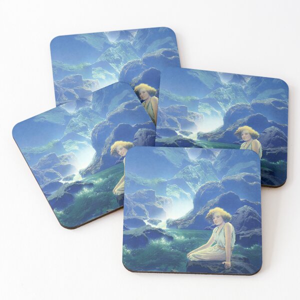 Item preview, Maxfield Parrish. Moonlight designed and sold by likiska.