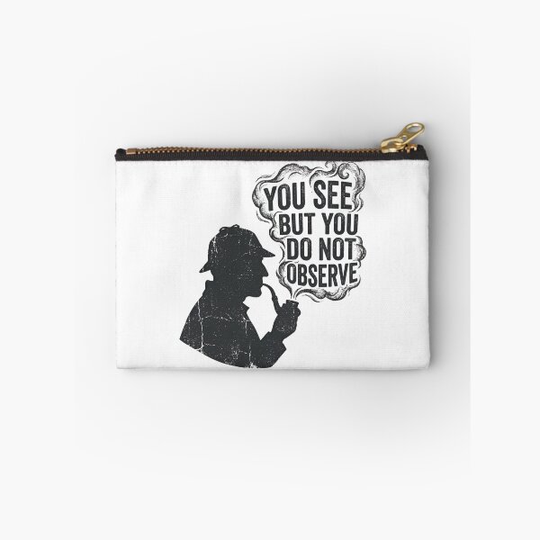 Item preview, You See But You Do Not Observe Dark Sherlock Holmes Silhouette designed and sold by Fenay Designs.