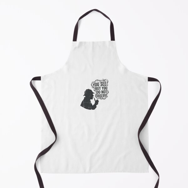Item preview, You See But You Do Not Observe Dark Sherlock Holmes Silhouette designed and sold by Fenay Designs.