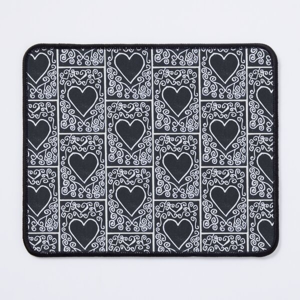 Item preview, Black & White Heart in Lino designed and sold by Katy Fryd.