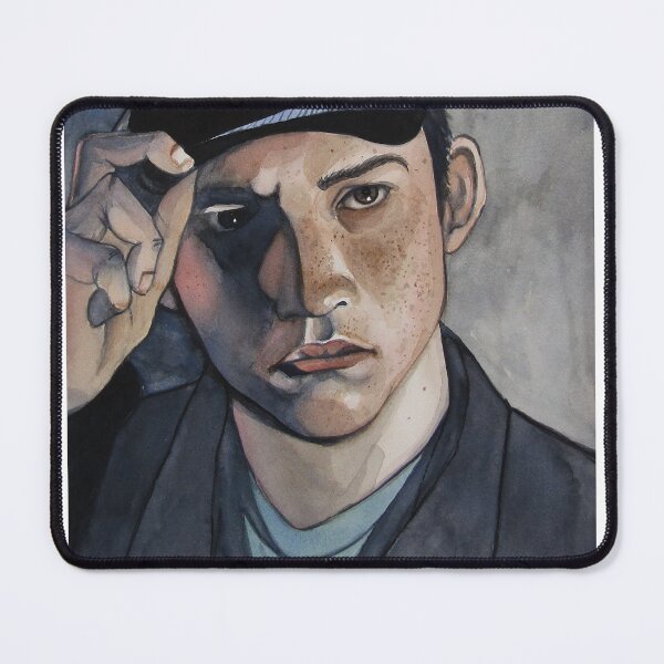 Item preview, Portrait of an unknown young man. Watercolor on 58x35.5cm paper. designed and sold by crowleyronan123.