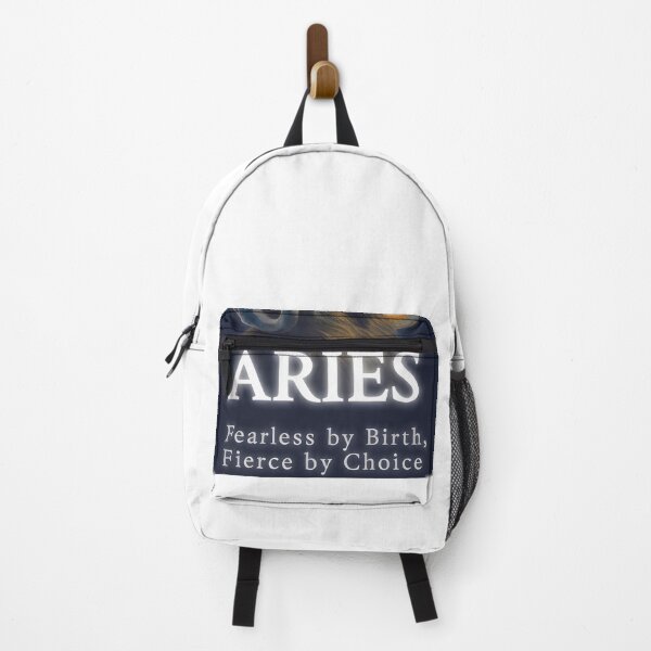 Item preview, Aries Fearless by Birth Fierce by Choice Moon designed and sold by Zodiac Celestial Art.