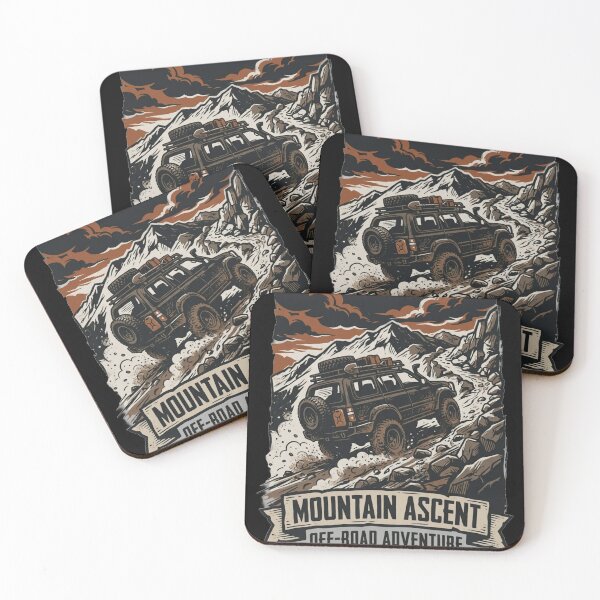 Item preview, Off Road Adventure 4x4 Mountain Explorer Car T-Shirt designed and sold by Stickersdevelop.