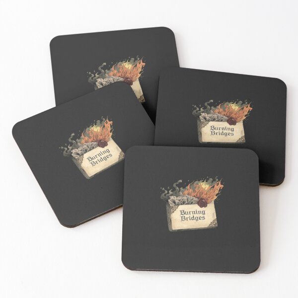 Item preview, Burning Bridges Matchbox Fire | Dark Academia Introvert designed and sold by VENOHA.
