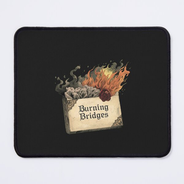 Item preview, Burning Bridges Matchbox Fire | Dark Academia Introvert designed and sold by VENOHA.
