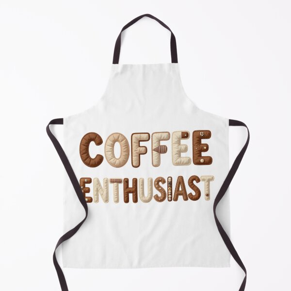 Item preview, COFFEE ENTHUSIAST - IN FAUX LETTERING designed and sold by AlexOBrienArt.