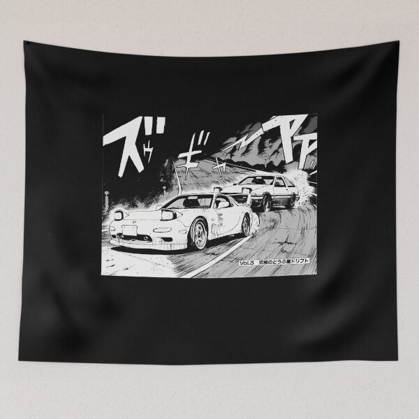 Item preview,  Initial D Manga Running In The 90'S Ae86 Vs Rx7 Initial D Manga Running In The 90'S Ae86 Vs Rx7 designed and sold by Mahdibouaiti.
