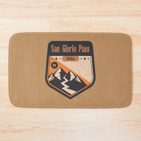 Artikelvorschau, San Glorio Pass Alpine Road Badge entworfen und verkauft von CynthiaGraphics.