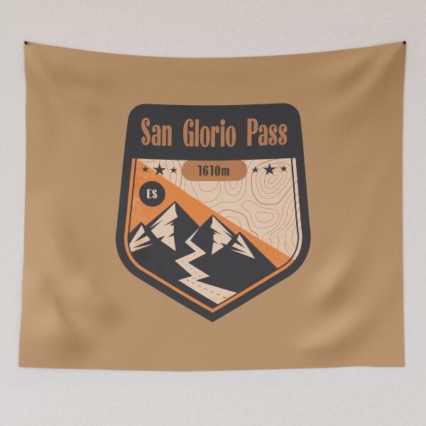 Item preview, San Glorio Pass Alpine Road Badge designed and sold by CynthiaGraphics.