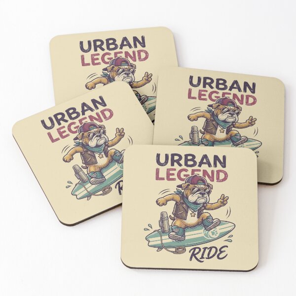 Item preview, Retro Urban Legend Bulldog Surfing designed and sold by dreephic22.