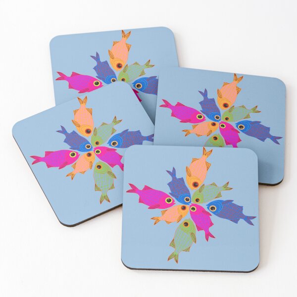 Item preview, Tropical fish neon vibrant modern design designed and sold by Danyveth.