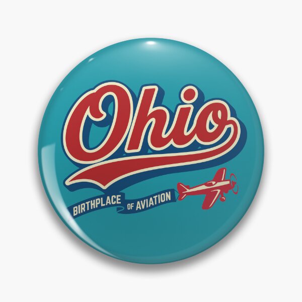 Item preview, Ohio "Birthplace of Aviation" Retro Slogan Tee designed and sold by Cozy-Old-Pub.