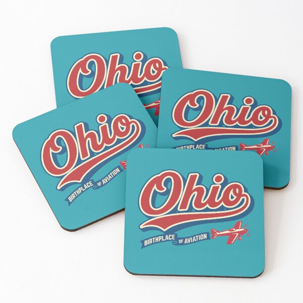 Item preview, Ohio "Birthplace of Aviation" Retro Slogan Tee designed and sold by Cozy-Old-Pub.