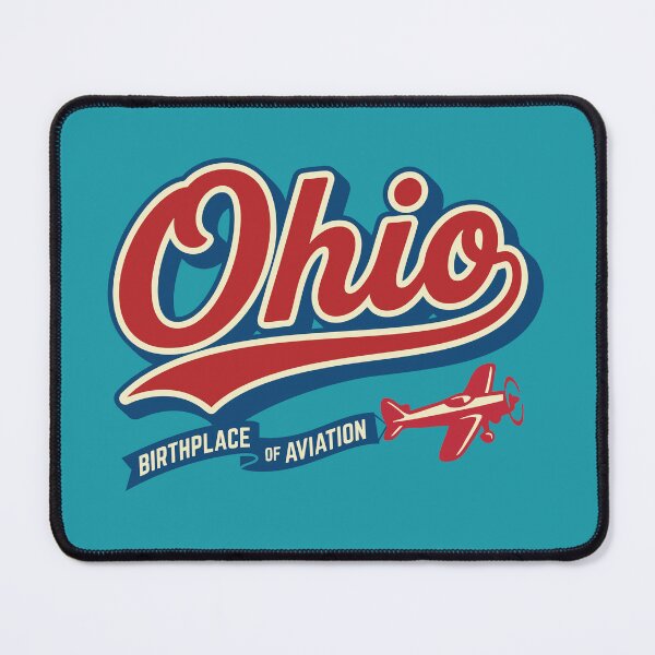 Item preview, Ohio "Birthplace of Aviation" Retro Slogan Tee designed and sold by Cozy-Old-Pub.