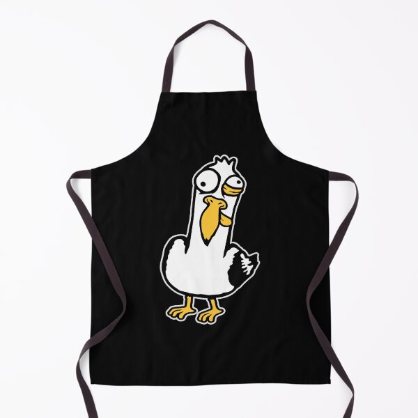 Item preview, Crazy Seagull Insane Cross Eyed Grimace Funny Bird designed and sold by shirt-o-mat.