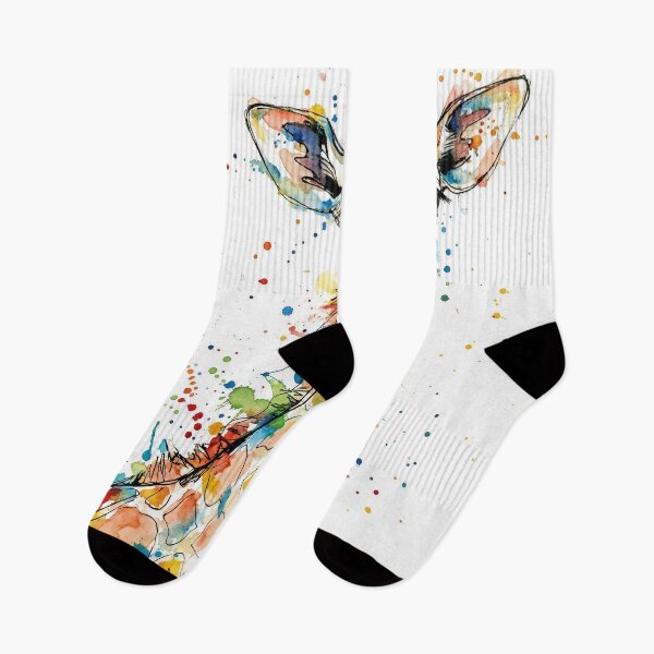 Artikelvorschau, Bunte abstrakte Babygiraffe – Aquarell-Safari-Kinderzimmerkunst entworfen und verkauft von Printpix.