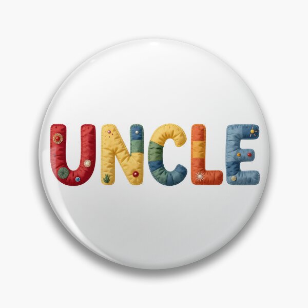 Item preview, UNCLE - IN FAUX COLORFUL LETTERING designed and sold by AlexOBrienArt.