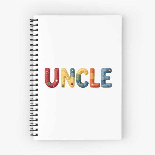 Item preview, UNCLE - IN FAUX COLORFUL LETTERING designed and sold by AlexOBrienArt.