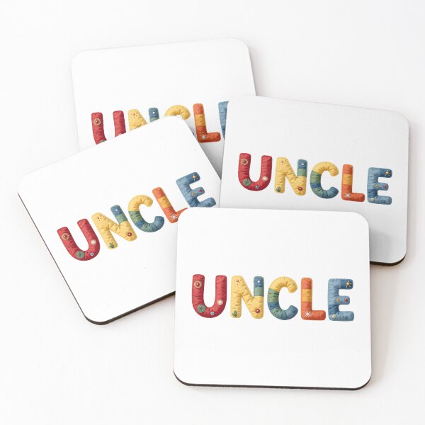 Item preview, UNCLE - IN FAUX COLORFUL LETTERING designed and sold by AlexOBrienArt.