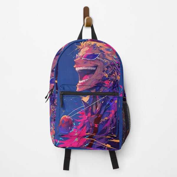 Item preview, Neon Laughing Anime Villain – Color Splash Cyberpunk Anime Style Portrait designed and sold by Dyan4.