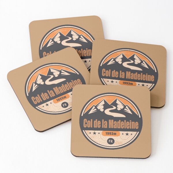 Item preview, Col de la Madeleine Alpine Road Badge designed and sold by CynthiaGraphics.