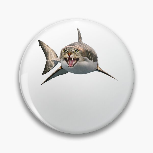 Item preview, Shark Cat Hybrid Funny Animal designed and sold by margamPagenberg.