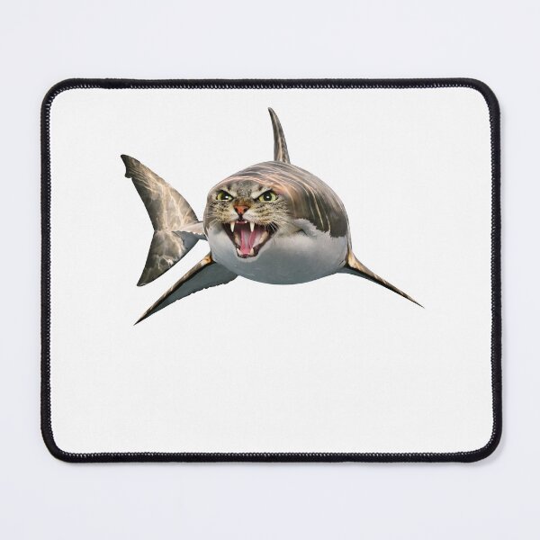 Item preview, Shark Cat Hybrid Funny Animal designed and sold by margamPagenberg.