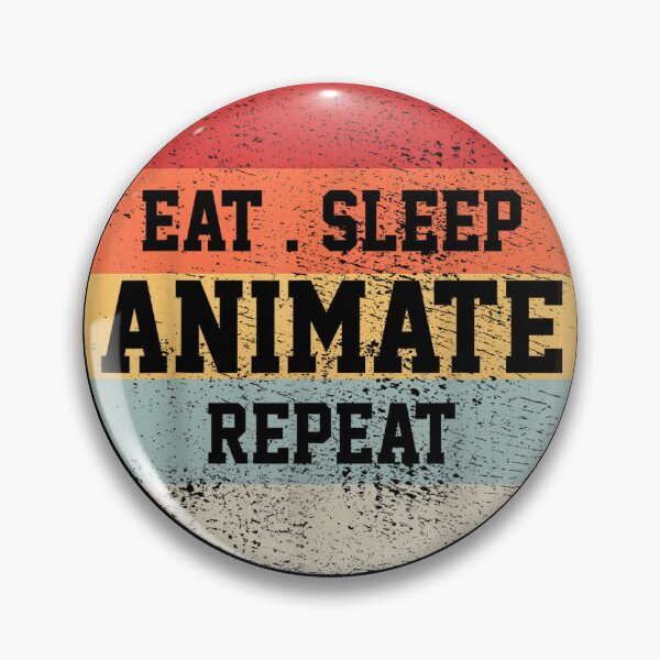Item preview, Eat Sleep Animate Repeat designed and sold by mlodiljoni.