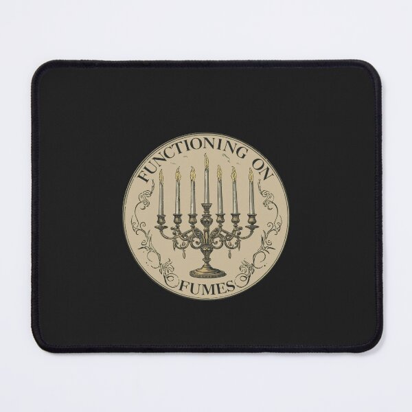Item preview, Functioning On Fumes Candelabra | Burnout Dark Academia designed and sold by VENOHA.