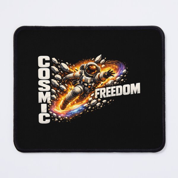 Item preview, Astronaut Bursting Through Cosmic Freedom Typography - Space Streetwear Digital Art designed and sold by MKreative Studio.