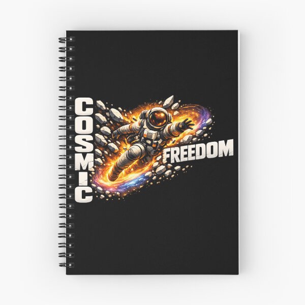 Item preview, Astronaut Bursting Through Cosmic Freedom Typography - Space Streetwear Digital Art designed and sold by MKreative Studio.